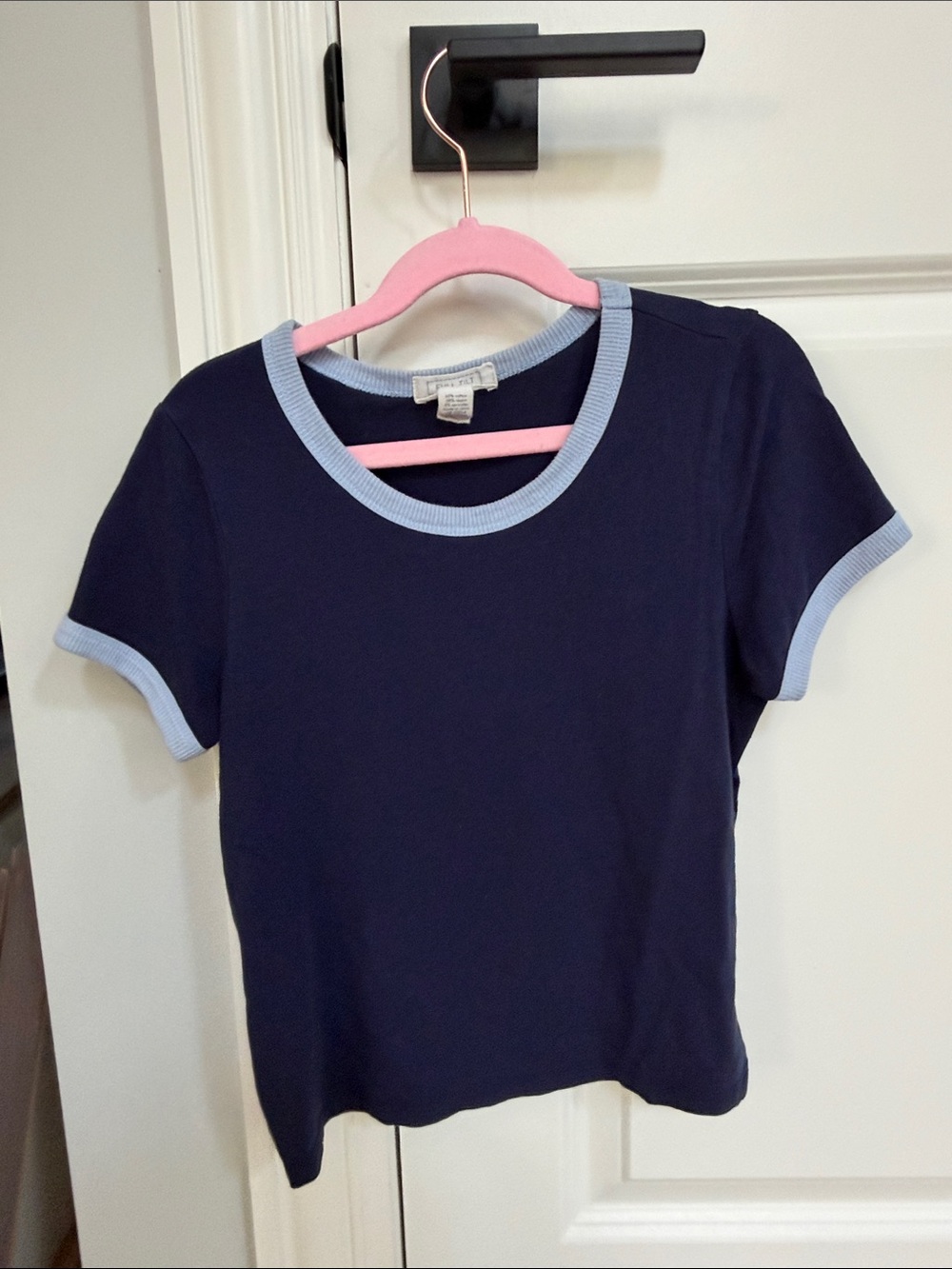 Tilly's Navy Blue Tee with Light Blue Trim - Kids
